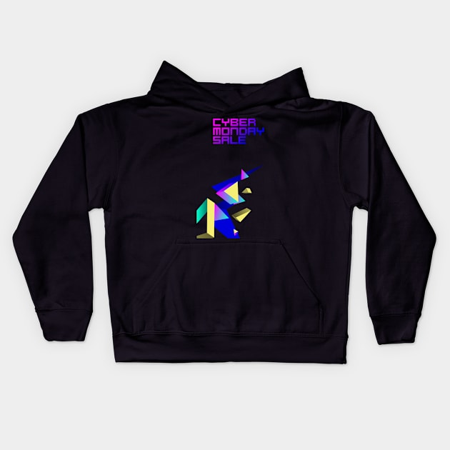 Cyber Monday T-Shirt Kids Hoodie by ramadan22